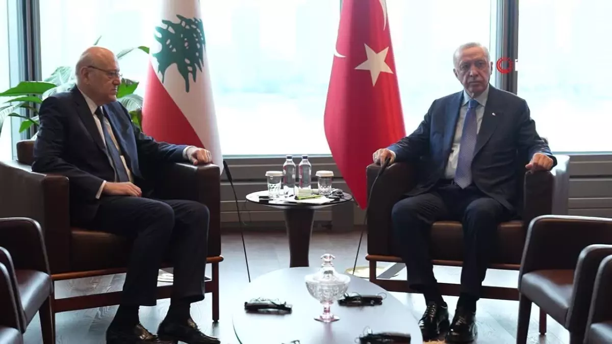 Erdoğan, Lübnan Başbakanı Mikati’yi Kabul Etti