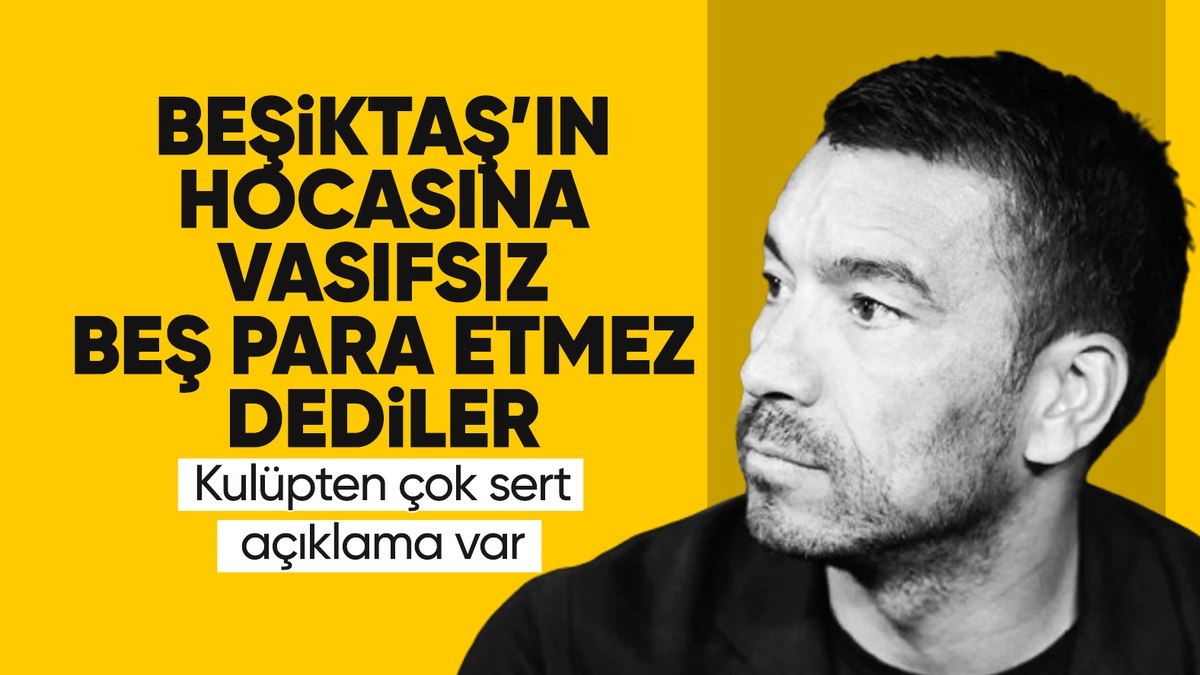 Beşiktaş’tan teknik direktör Bronckhorst hakkındaki ‘vasıfsız’ eleştirilerine sert tepki