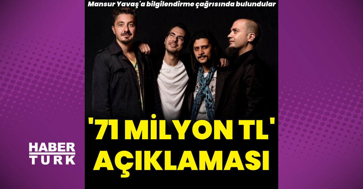 Mor ve Ötesi’nden ’71 milyon TL’ açıklaması