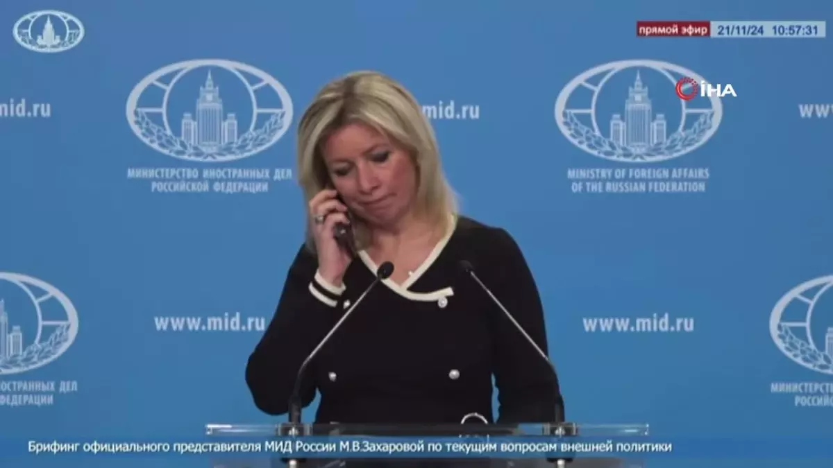 Zaharova’ya Balistik Füze Uyarısı