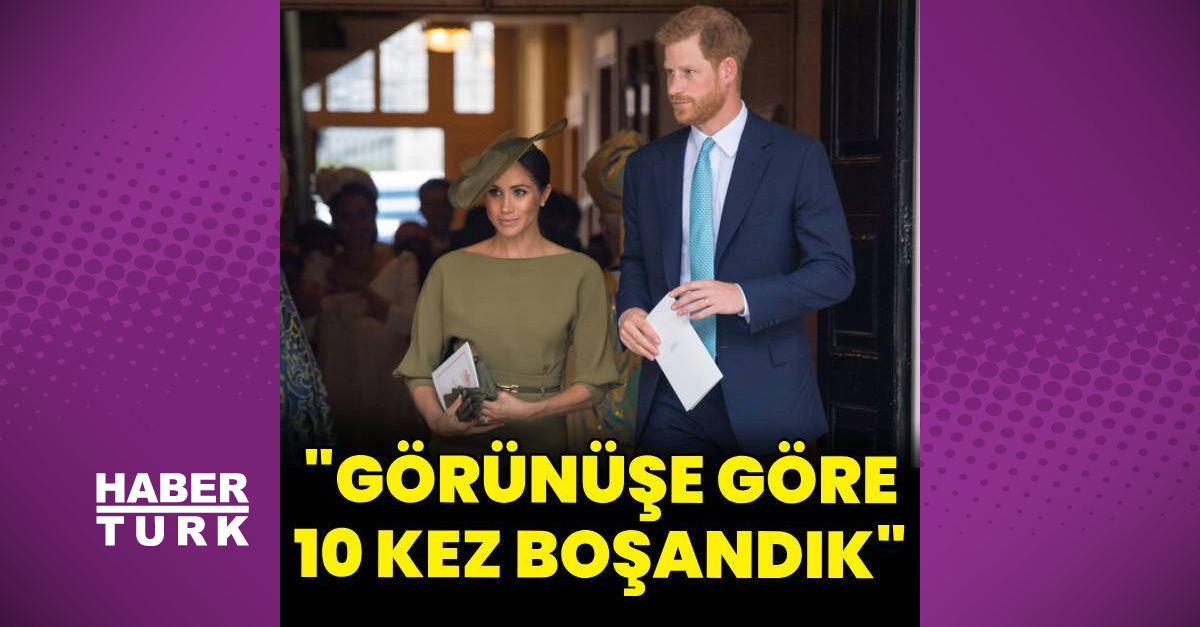 Prens Harry’den Meghan Markle ile ayrıldıkları iddialarına kinayeli yanıt: Görünüşe göre 10 kez boşandık